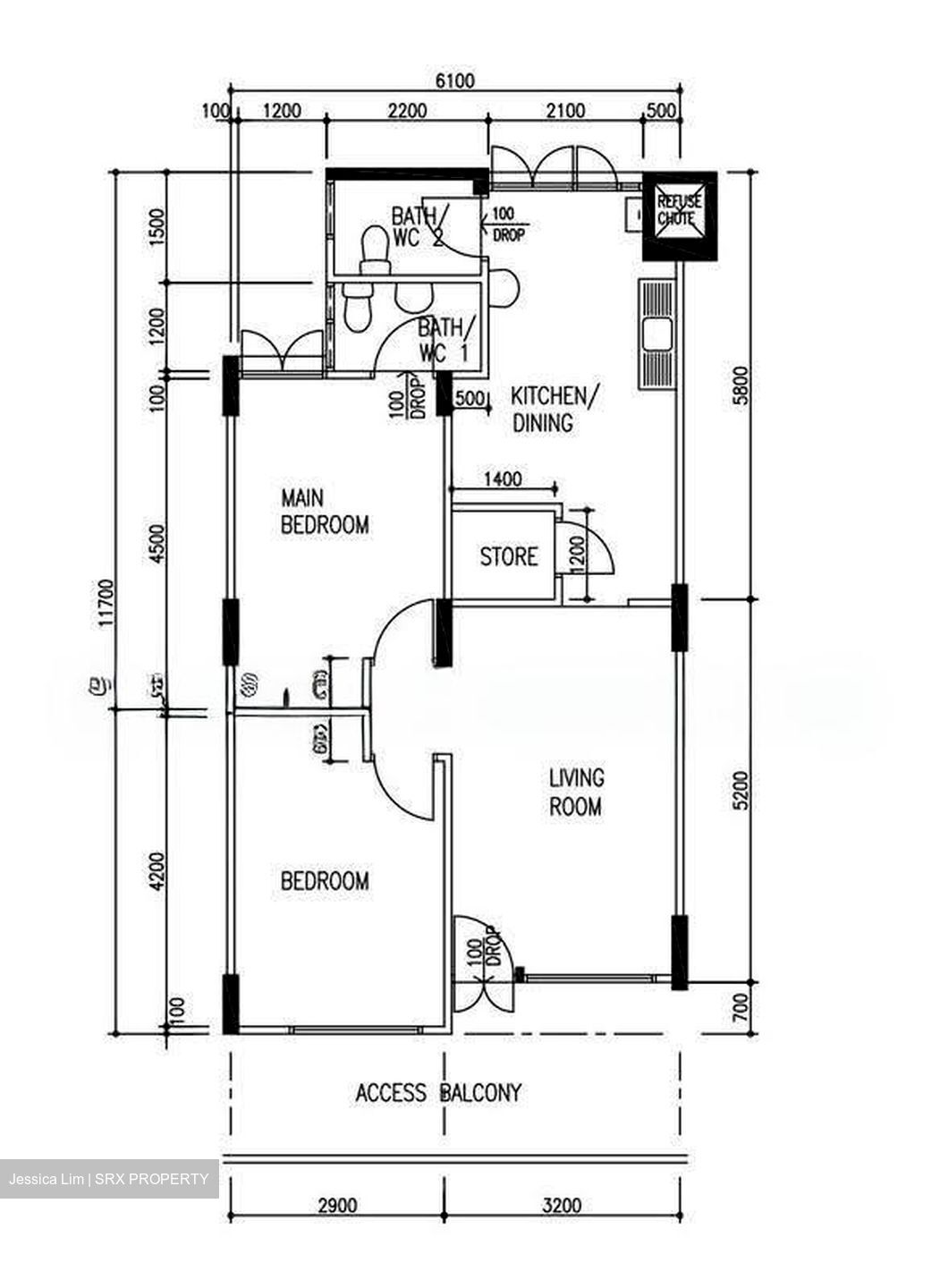 Blk 677 Hougang Avenue 8 (Hougang), HDB 3 Rooms #631971001